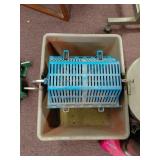 Plastic brass tumbler