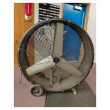 Industrial Floor Fan with Caster Wheels