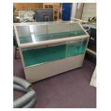 Glass Display Case With Shelves