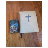 Two Vintage Holy Bibles, Illustrated