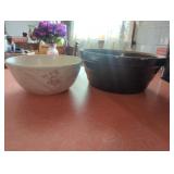 Two Ceramic Bowls by Pfaltzgraff and Marcrest