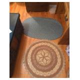 Two Decorative Area Rugs