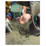 Pink Flamingo Yard Sculptures