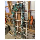 Decorative Trellis with Faux Ivy