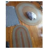 Three Braided and Woven Rugs