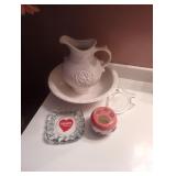 Decorative Ceramic and Glass Items Set