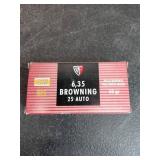 Fiocchi 6.35 Browning Ammunition