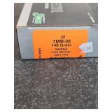 7MM-08 140 Grain Ammo Box