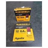 Two Boxes of Aguila Minishell 12 GA