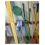 Yard Tools and Folding Chair