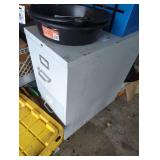 Two-Drawer Metal Filing Cabinet