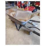 Durable Single-Wheel Wheelbarrow