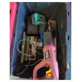 Bin of Mixed Tools and Supplies