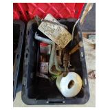 Storage Bin With Mixed Tools