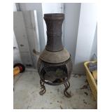 34-Inch Tall Metal Chiminea