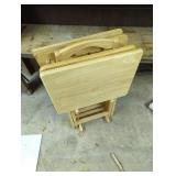 Wooden Folding Tray Tables