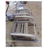 Two Folding Patio Chairs
