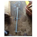 Metal Tension Bar with Hooks