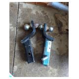 Two Trailer Hitch Ball Mounts