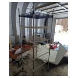 Metal Storage Rack on Casters