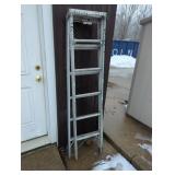 Aluminum Extension Ladder, 6-Ft