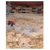 Clear Glass Angel Figurines Set