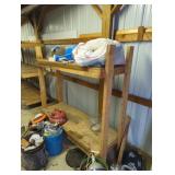 Wooden Utility Shelf, 66x21x60