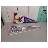 Cleveland Indians Pennant Duo