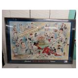 Cleveland Indians Artwork, 24.5ï¿½36