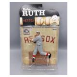 Babe Ruth Red Sox Figurine Display