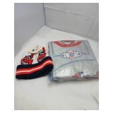 Cleveland Indians Hat and Blanket Set