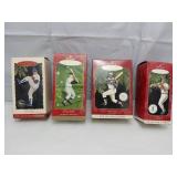 Hallmark Baseball Ornament Lot