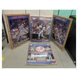 Framed Yankees Player Posters