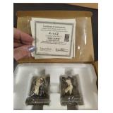 Pewter Baseball Figurines with COA