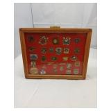 Framed Pin Display Case Collection