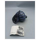 Lava Lace Glass Sculpture, 5x4in