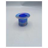 Imperial Glass Blue Hat Vase