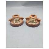 Roseville 1160-2 Candle Holders