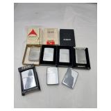 7 Vintage Zippo Lighters