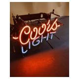 Coors Light Neon Beer Sign (12x9in)