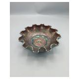 Fenton 7.5ï¿½3-Inch Ruffled Glass Bowl