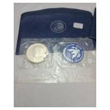 1972 and 1974 Eisenhower Silver Dollars