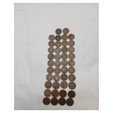 42 Indian Head Pennies