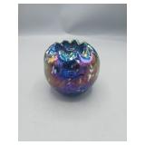 Iridescent Glass Bowl, 4in Tall