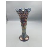9x4in Iridescent Glass Vase