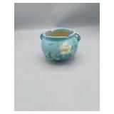 Roseville 653-3 Blue Pottery Vase