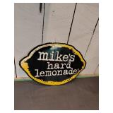 Mikeï¿½s Hard Lemonade Metal Sign