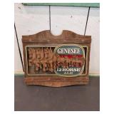 Genesee 12 Horse Ale Wall Plaque