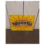Twisted Tea Metal Advertising Sign