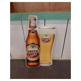 Amstel Light Metal Advertising Sign